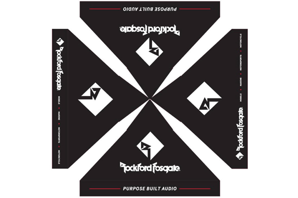  TENTROCKFORD24-W / ROCKFORD FOSGATE 10'X10' TENT + WHEELBAG - LIMITED EDITION